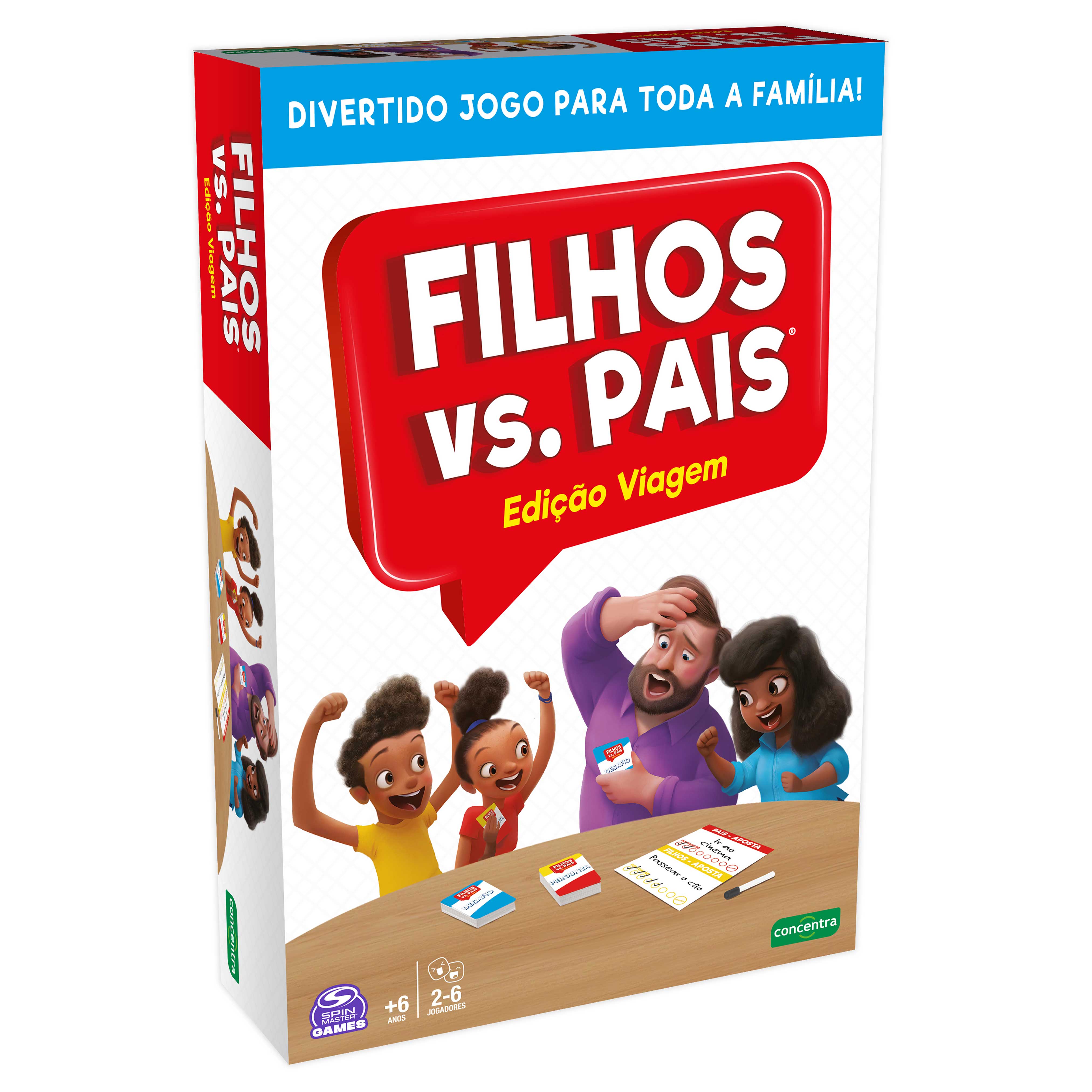 Filhos VS. Pais - Jogo de Tabuleiro, Jogos Português