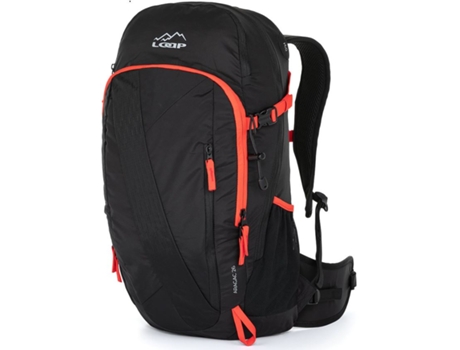 Mochila De Caminhada Loap Aragac 26 Preto, Resistente À Água E Confortável