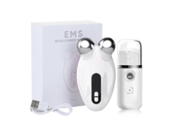 Massageador Facial com Microcorrente Ems para Lifting Facial, Aparelho Antirrugas e Redução de Rugas no Queixo. GOKOCO