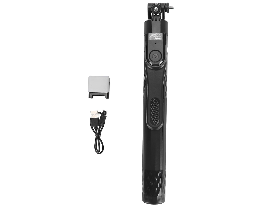 Bastão Selfie 2024 Extensível 185 Cm Alumínio Anti Tremor Com Controle Remoto Bt