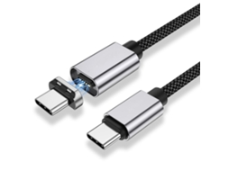 Tipo De Carregamento Magnético Carga Super Rápida Do Usb Do Cabo De C Do Paládio 100w Para O Portátil