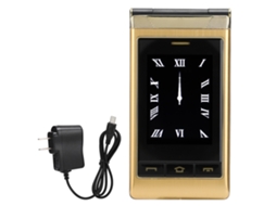 Mali telefone Móvel Flip G10 Dual Sim Tela Hd Bateria Grande 9000mah para China Mobile/unicom Dourado