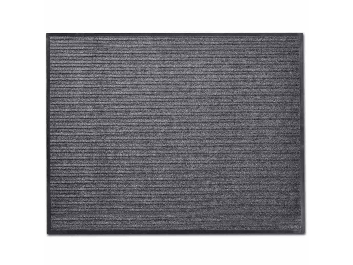 Vidaxl Tapete De Porta Cinzento 90 X 60 Cm Pvc