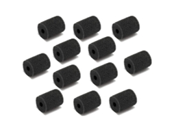 12 Unidades de Escovas de Espuma para Robô de Piscina, Compatível com Polaris 180/280/360/380/480/3900 AQUAFORGE