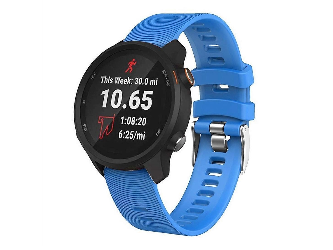 Pulseira De Silicone Para Smartwatch Garmin Forerunner 245 Nostalgia88