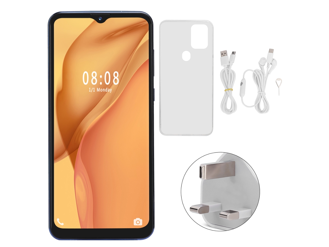 Smartphone Laxiscreed Dual Sim Com Impressão Digital E Desbloqueio Facial Para Maior Segurança