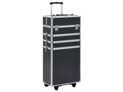 Make-up Trolley, Make-up Trolleys Vidaxl Preto Alumínio (n/a)