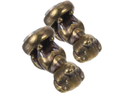 Dobradiças De Cobre Para Portas, Com Detalhes Decorativos Finos E
