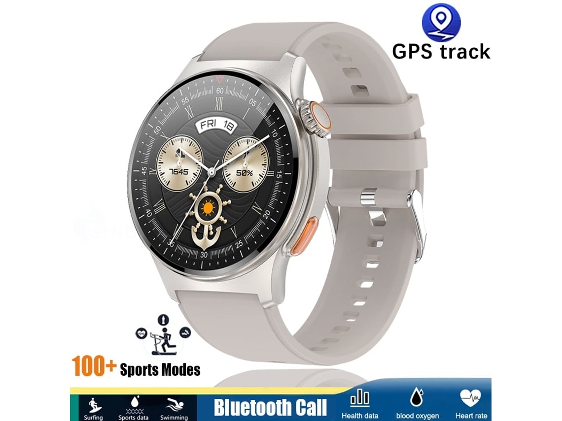 Smartwach Qw49 Android e Ios Dourado