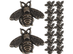 Puxadores Decorativos Dechous Em Liga De Zinco, 20 Peças Com Design De Abelha, Estilo Moderno, Resistentes E Fáceis De