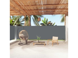 Vidaxl Toldo Lateral Retrátil 180x1000 Cm Antracite