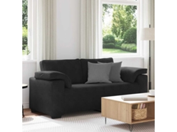Vidaxl Sofá-luvas 180x77x82 Cm Veludo Preto