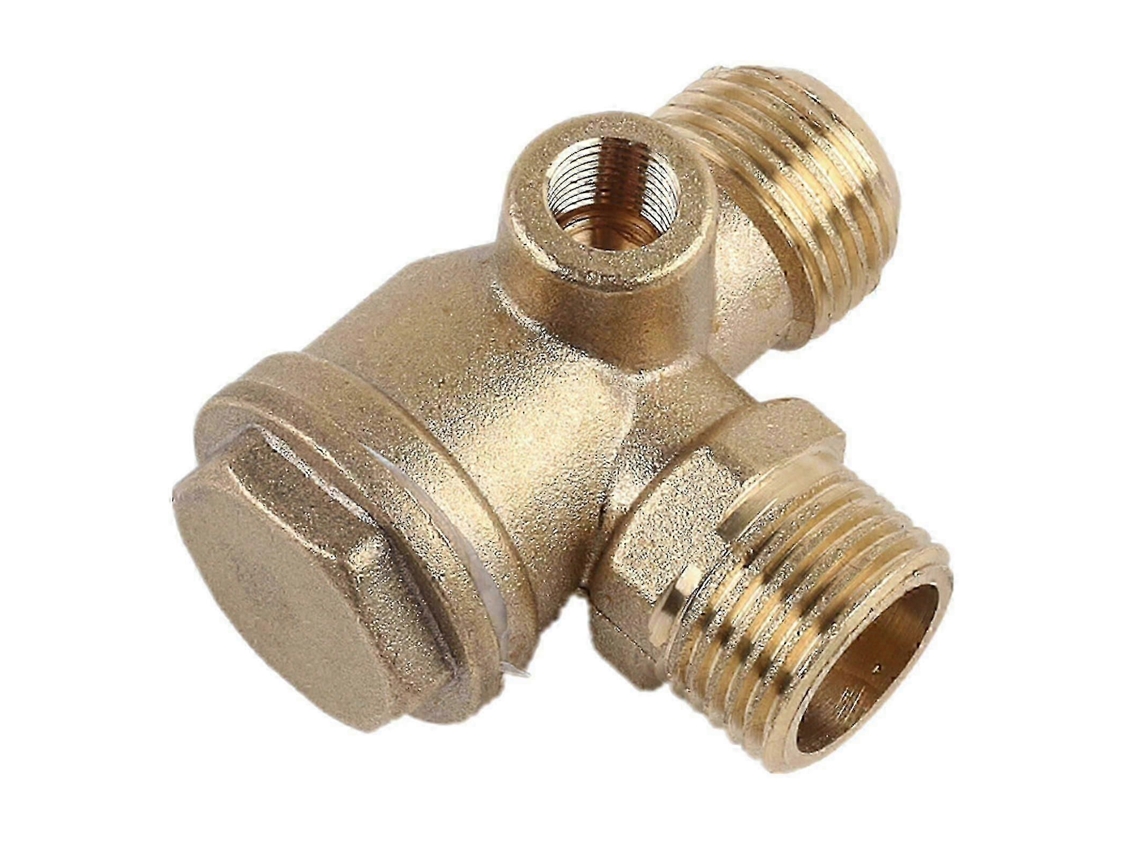 Conector De Válvula Roscada De 3 Portas Para Compressor, 20*20*10mm