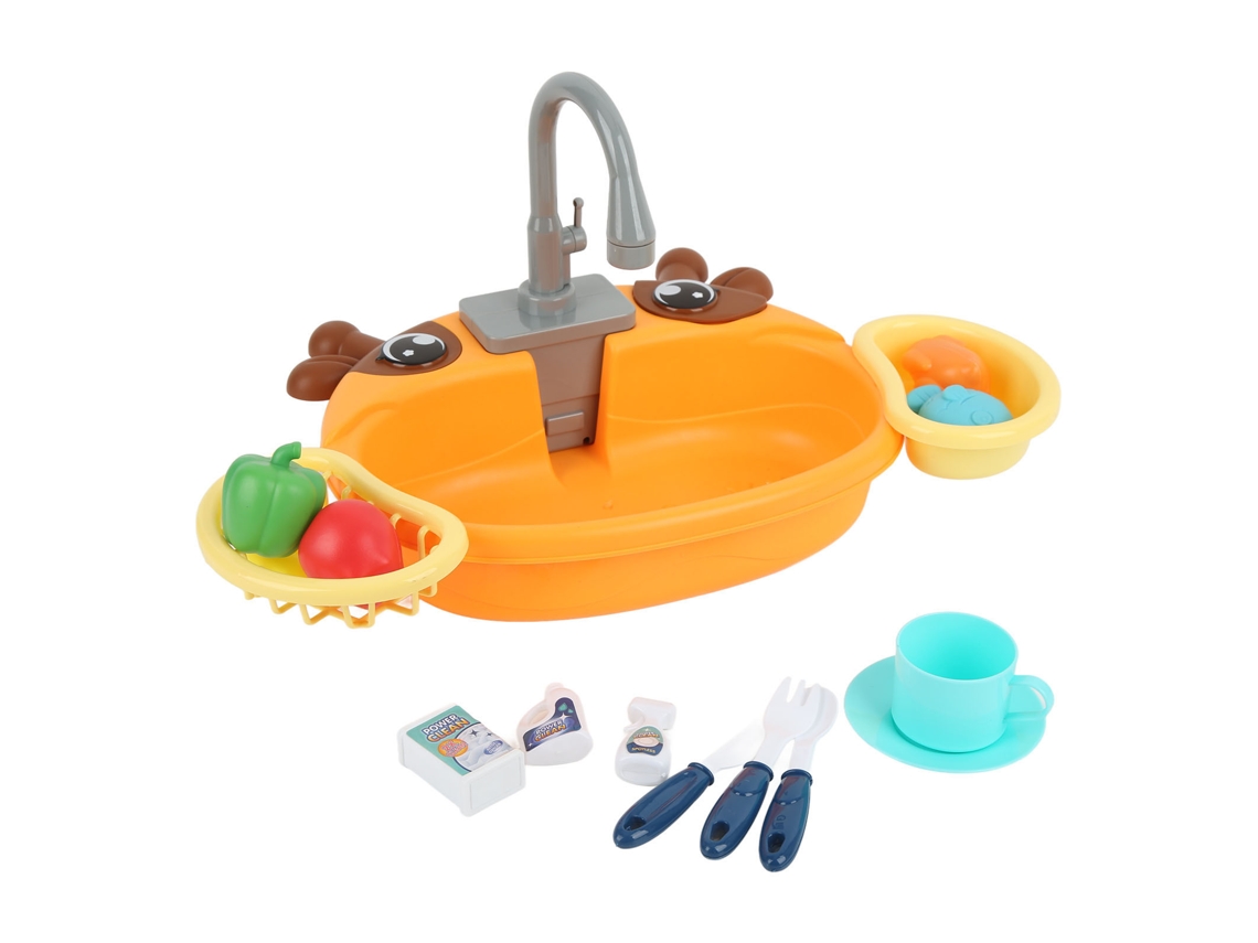 Brinquedo De Cozinha Para Crianças Com Pia Elétrica