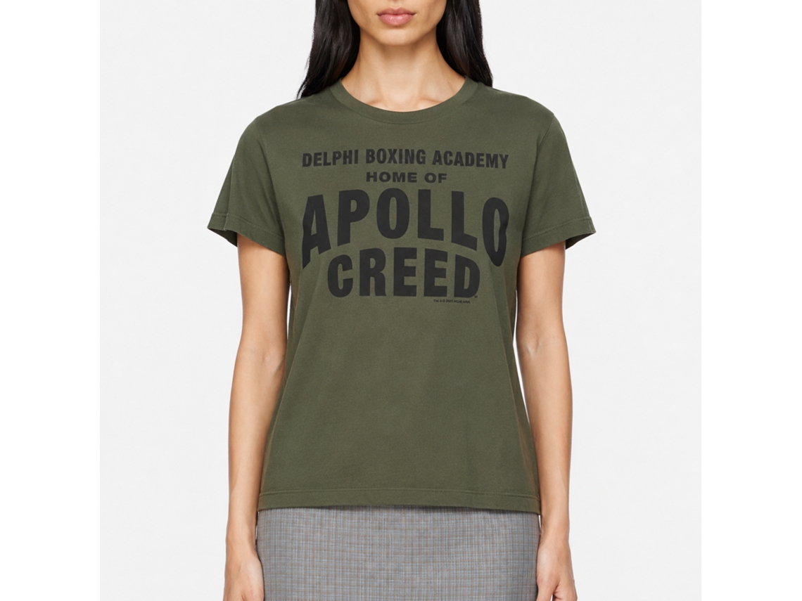 Rockinstone Rocky Movie Apollo Home Solid Military Green Adult T-shirt Size:m