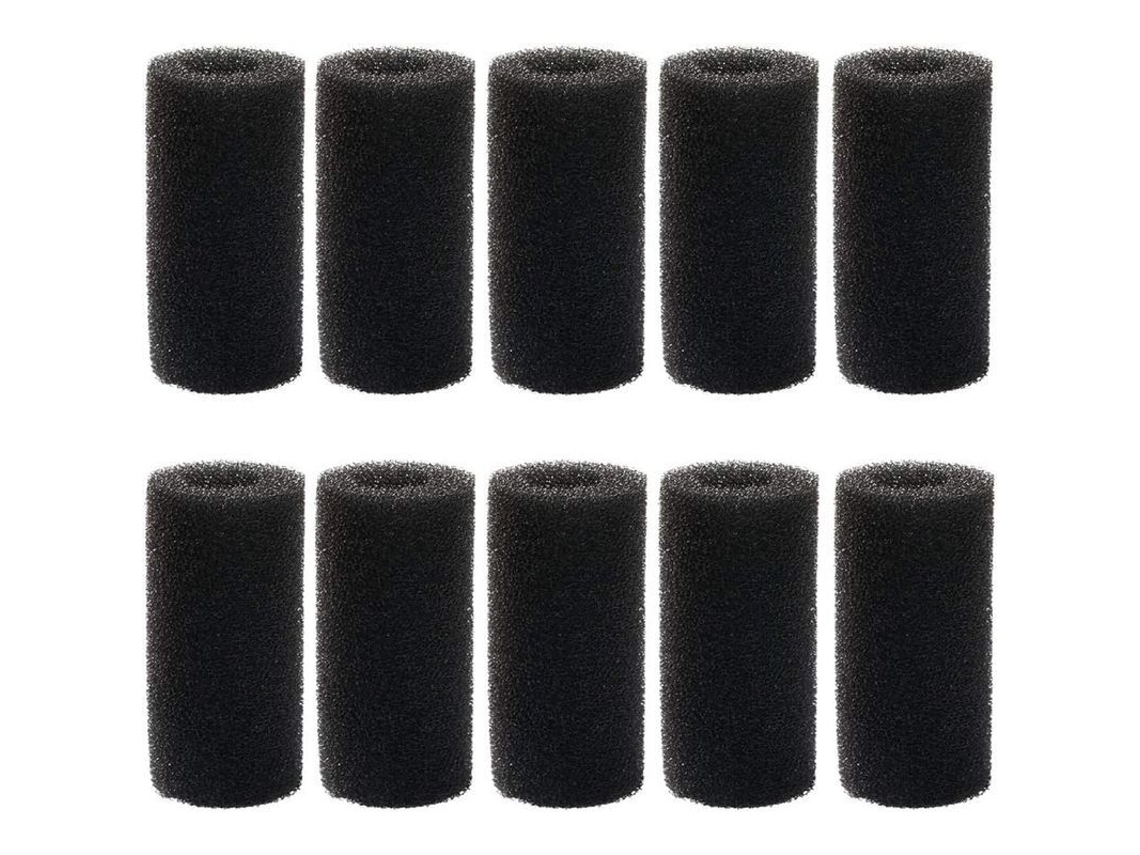 10 esponjas de reposição LINJOU para filtros de aquário, 6x3.5cm