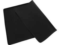 Bandeja desumidificadora de silicone antiderrapante Abaodam, tapete branco com borda elevada, bandeja de armazenamento e coleta.