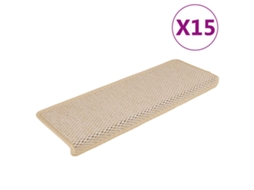 Stair Mat, Stair Mats Vidaxl Creme Tecido (n/a)