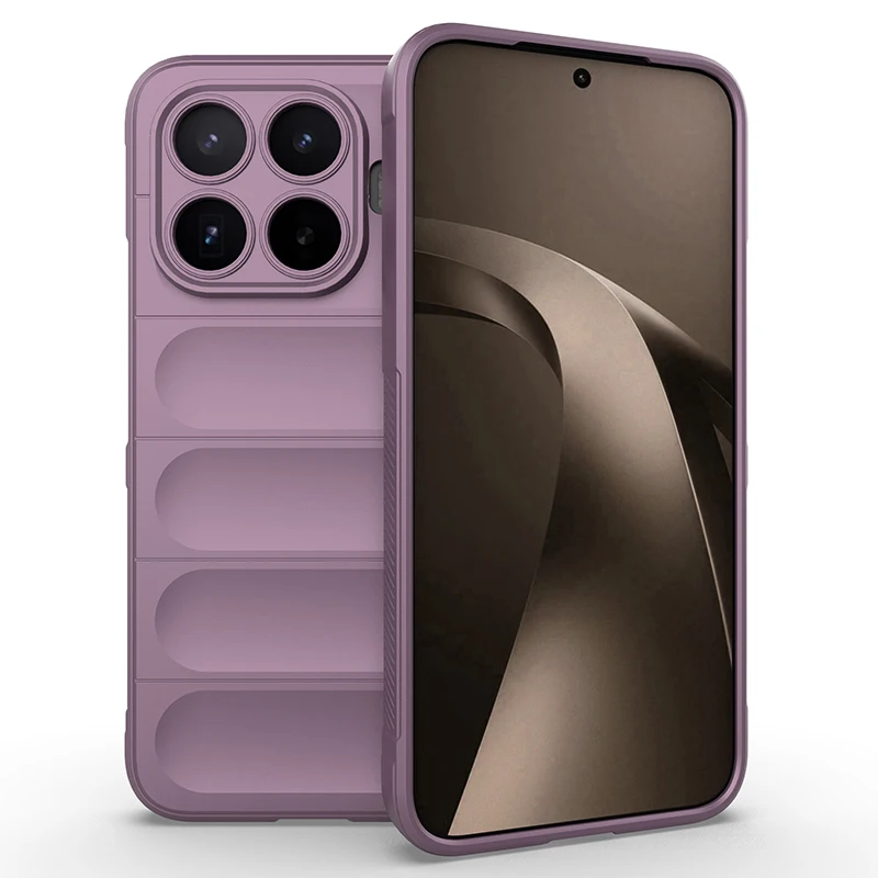 (roxo, Xiaomi 15) Capa De Celular Em Silicone Macio Fosco À Prova De Choque, Agradável Ao Toque, Resistente A Arranhões E Quedas.