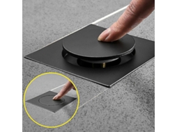 Ralo de Piso Cromado com Sistema Pop up, Anti odor AQUAFORGE