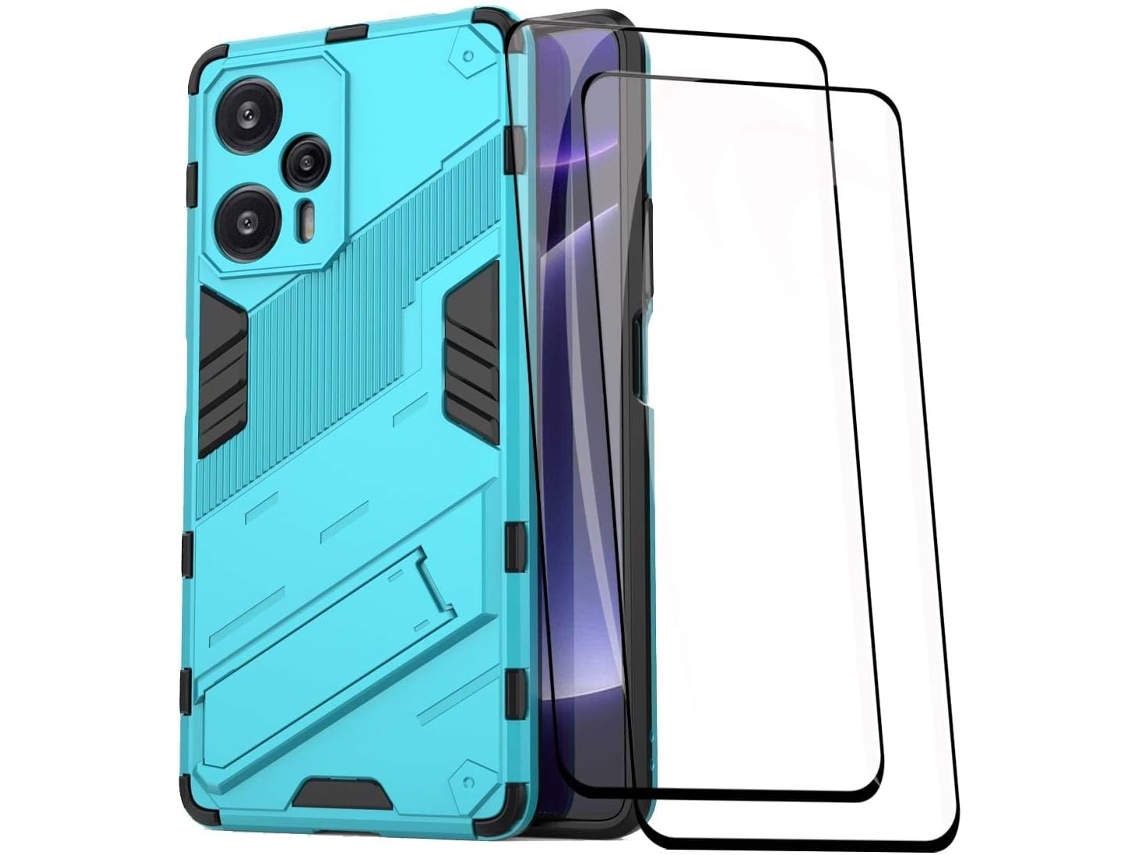 Capa Telemóvel Com 1 Película E Resistente A Impactos Para Xiaomi Poco F5 Elysve