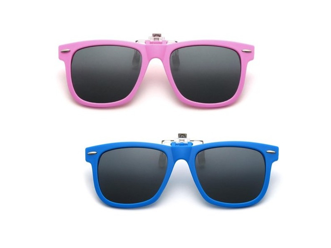 Escolha De Sol - Sunglasses Para Crianças - 2 Pares De Sunglasses Polarizadas - Proteção Uv - Sunglasses De Fixação - Leve - Materiais Seguros