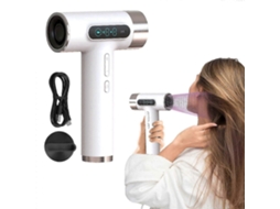 Secador de Cabelo Bateria Alta Velocidade com Difusor 300w 100000rpm Iôni Co Recarregável Usb GOKOCO