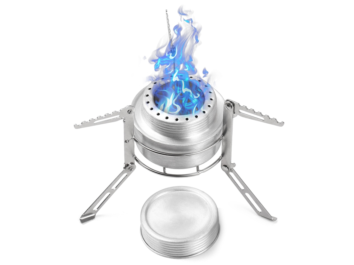 Estufa de Álcool 100ml Leve para Camping e Hiking