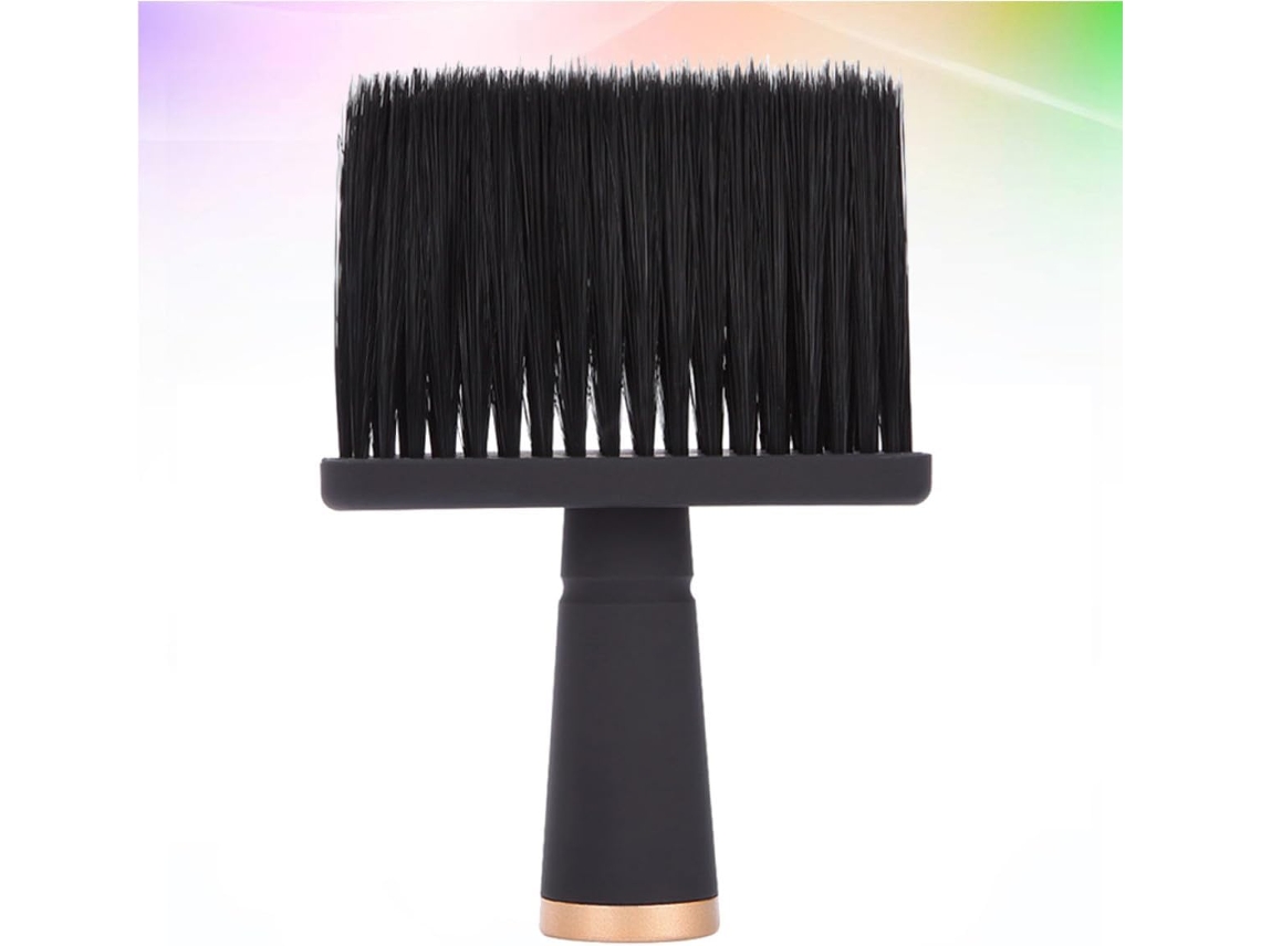 Escova De Pescoço Genérica Em Nylon Preto, Prática E Macia Para Salão De Cabeleireiro Uso Doméstico, Escova De Limpeza
