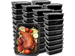 Conjunto De 50 Recipientes Para Armazenamento, Em Plástico, Para Lanches, Para Organização Doméstica Na Cozinha E Bancada