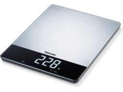 Balança de Cozinha BEURER KS 34 INOX (Capacidade: 15 Kg - Precisão: 1 g)