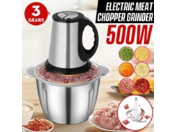 Processador De Alimentos Elétrico Unique V 3l 220v 550w Com 4 Lâminas, 3 Velocidades, Multifuncional, Para Carnes, Vegetais, Especiarias E Alho