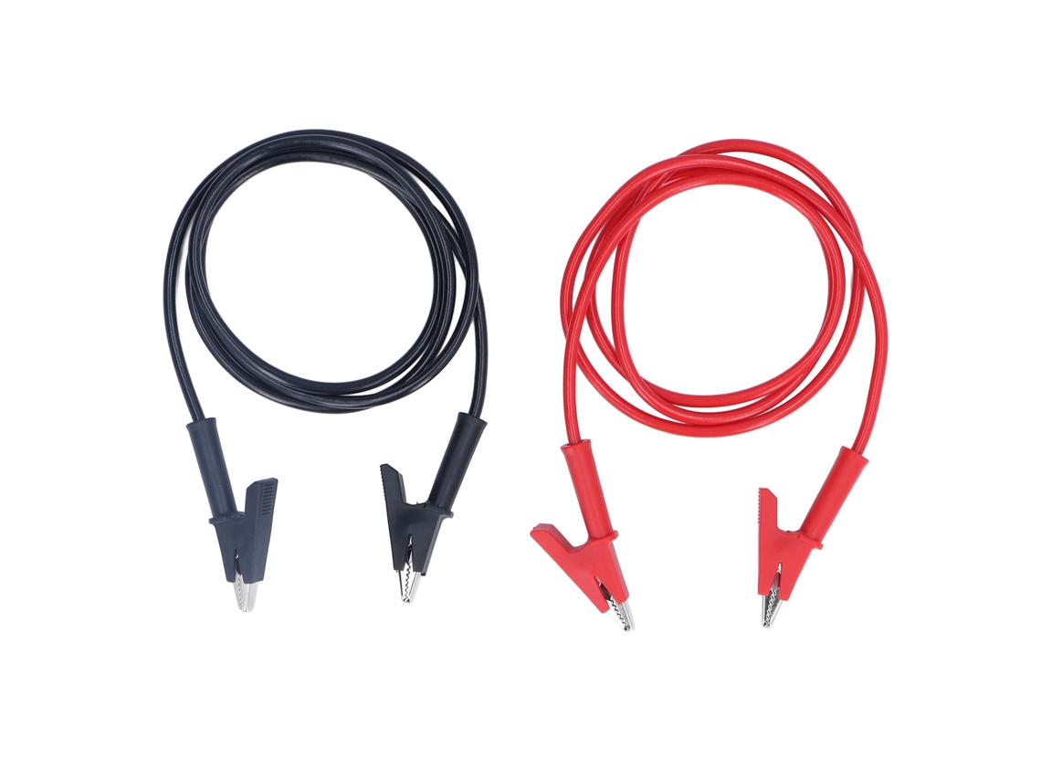 Clips de Crocodilo de Latão Silicone Cabo de Teste 4mm 20a 3000v para Projetos Elétricos MARCA