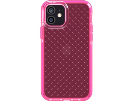 Capa Apple iPhone 12/12 Pro TECH-21 EvoCheck (Rosa)