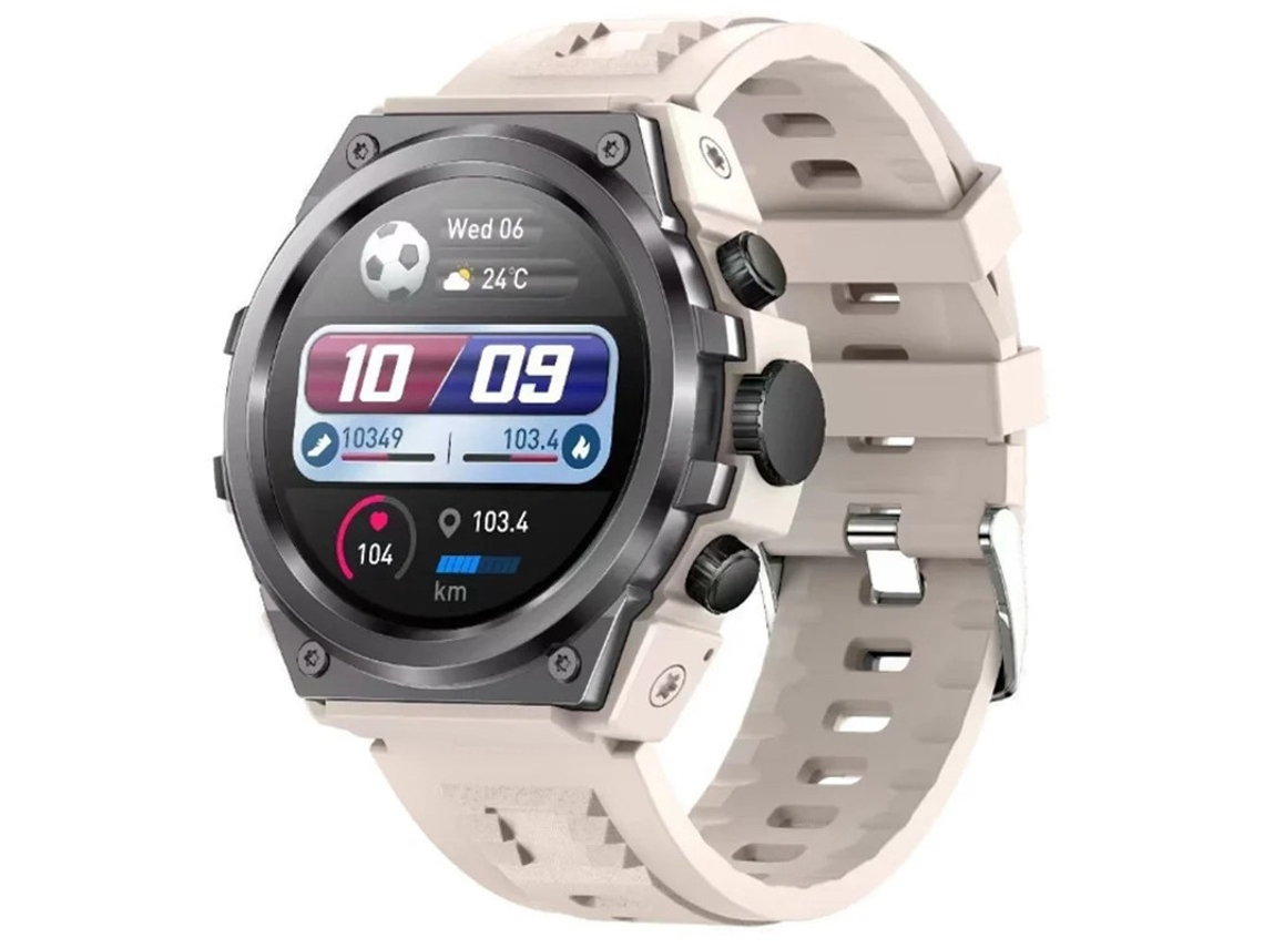 Smartwatch Com Cinco Botões Monitoramento De Oxigênio Sem Classificação Sanguínea À Prova Dágua Chamadas Ip68 Bluetooth E Bateria De 400mah Bestvite