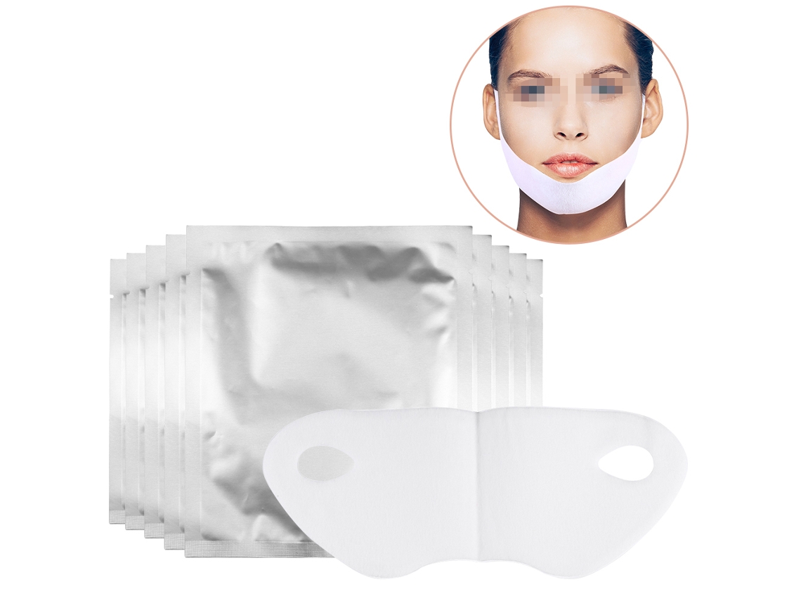 Máscara Facial Descartável Modelagem Facial Alongamento Do Pescoço