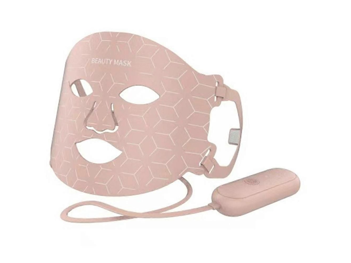 Máscara Facial de Led com Espectro Fótons 7 Cores para Rejuvenescimento da Pele, Terapia Luz, Dispositivo B Eleza, Presente. GOKOCO