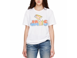 Rockinstone Jaws Movie Broken Surfboard White Adult T-shirt Size:s