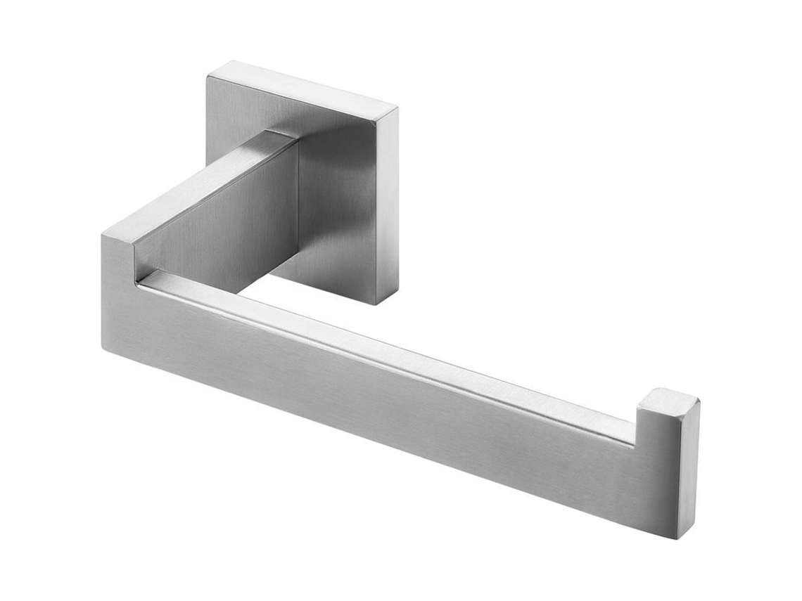 Suporte para papel higiênico em aço inoxidável escovado para banheiro e cozinha, resistente à corrosão e antirrotação.