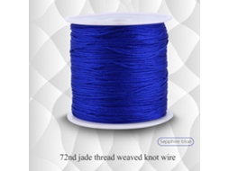 Corda de Nylon 100m X 0.8mm para Macramé, Azul Safira LAXISCREED