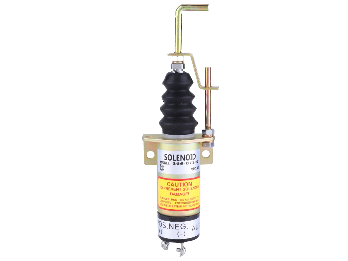Válvula Solenoide De Desligamento De Combustível Sa-3405t 366-07197 Para Gerador Elétrico 12v