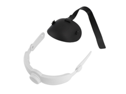 Cinto Para Headset Meta 3 Ajustável De Abs Com Espuma Para Realidade Virtual Acessório De Substituição