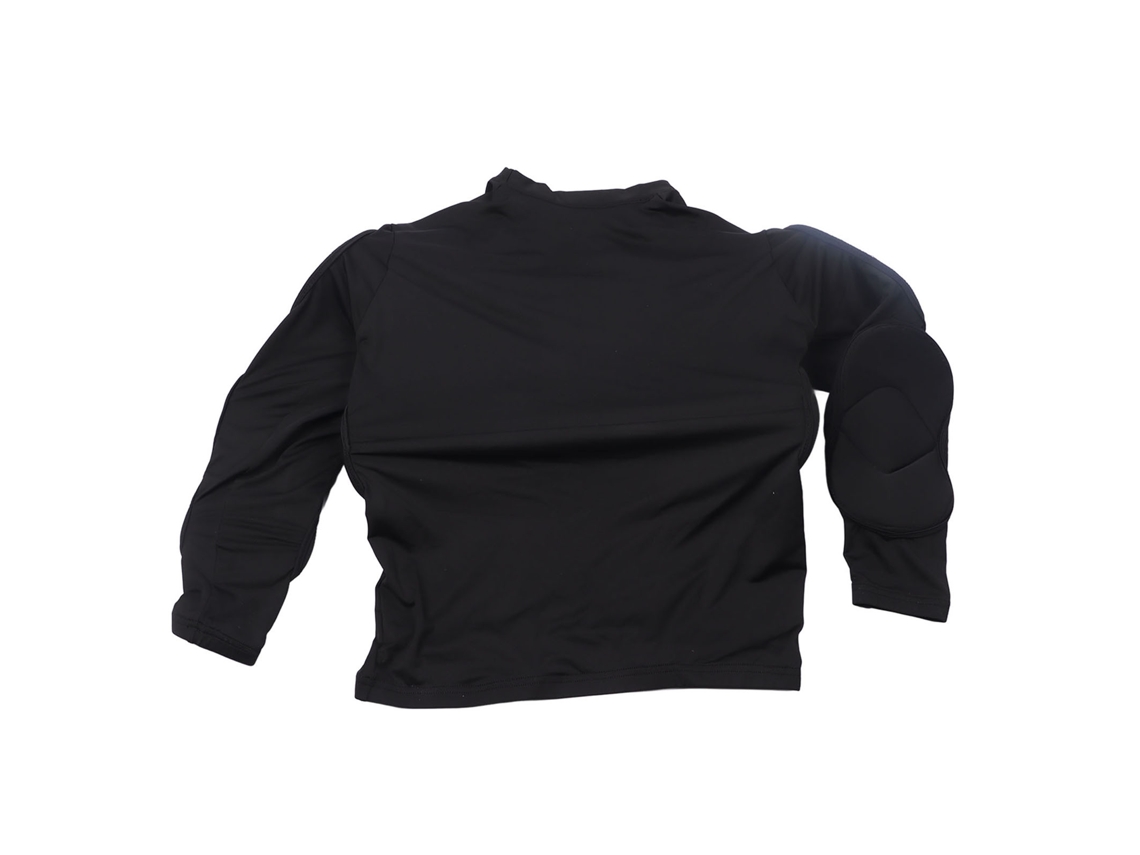 Camisa Jersey De Manga Larga Com Relleno Protector Para Peito E Cotovelos Transpirable Futebol Tamanho L