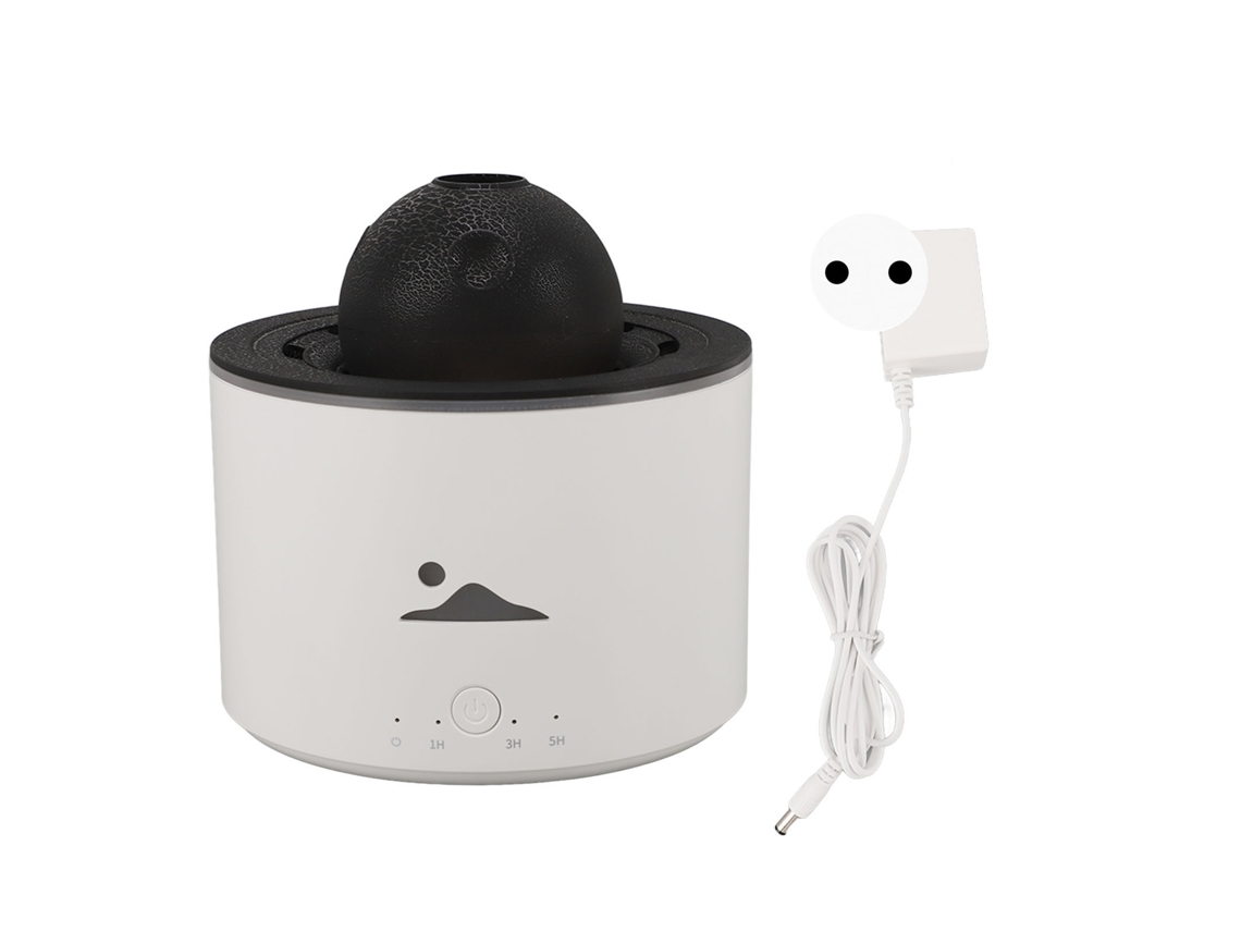 Difusor de Aroma e Humidificador com Luz Noturna Forma de Planeta 100 240v Plugue Eu