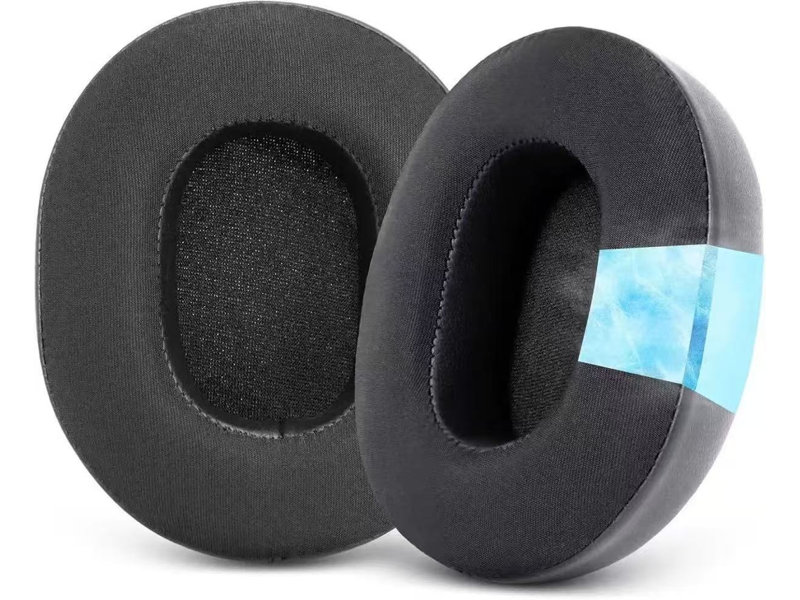 Almofada para Auscultadores SKULLCANDY CRUSHER 3.0 WIRELESS HESH3 de Orelhas de Espuma Macia Cooling Gel PRETO XIAOMOYU