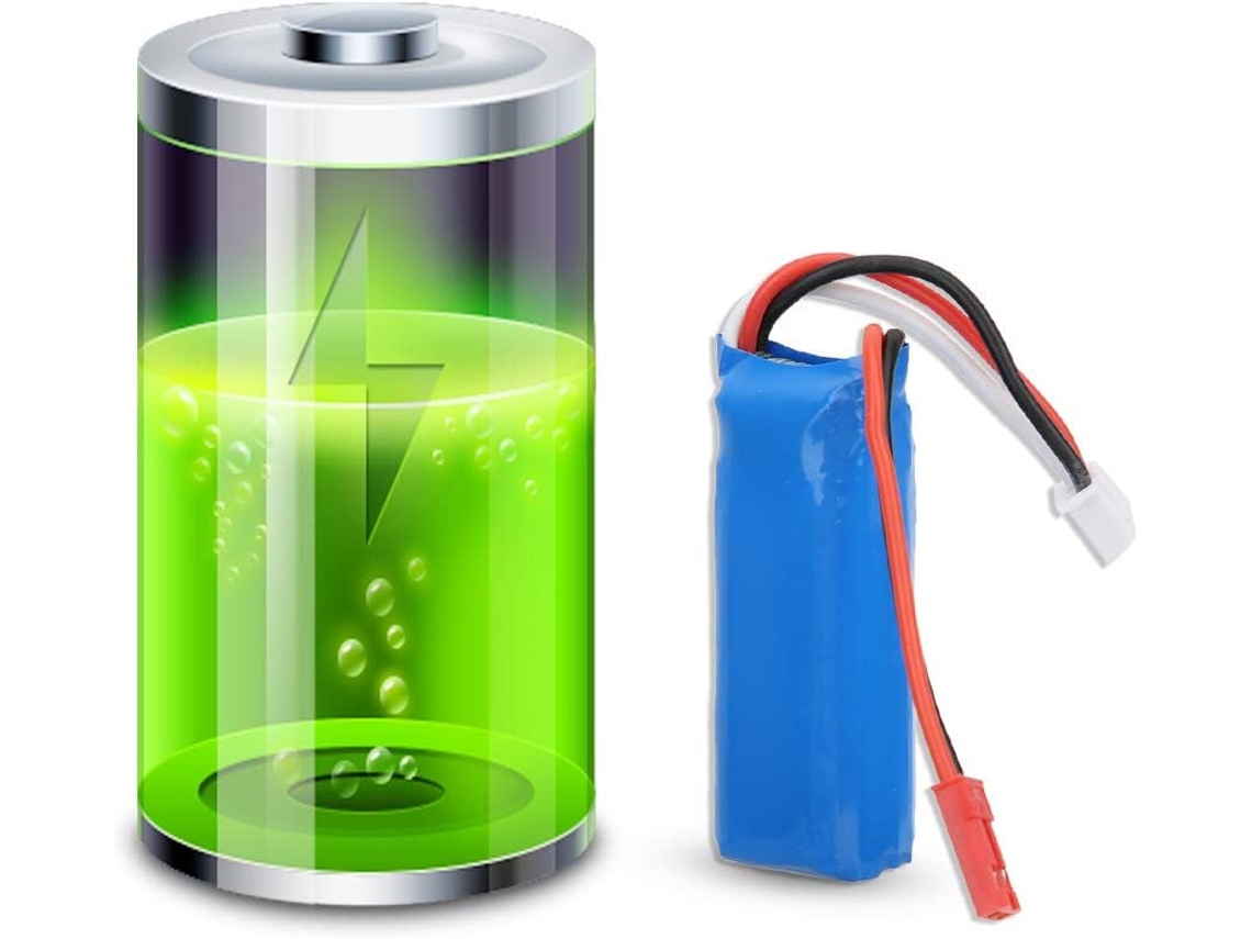 Bateria de 7,4 V 450 Mah para Carros de Controle Remoto P929, P939, K979, K989, K999 e K969. SFUSHOS