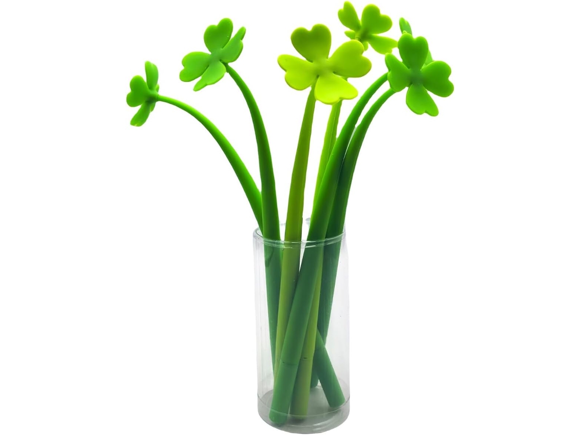 Canetas Florais Divertidas E Vivas, Caneta Criativa De Silicone Com