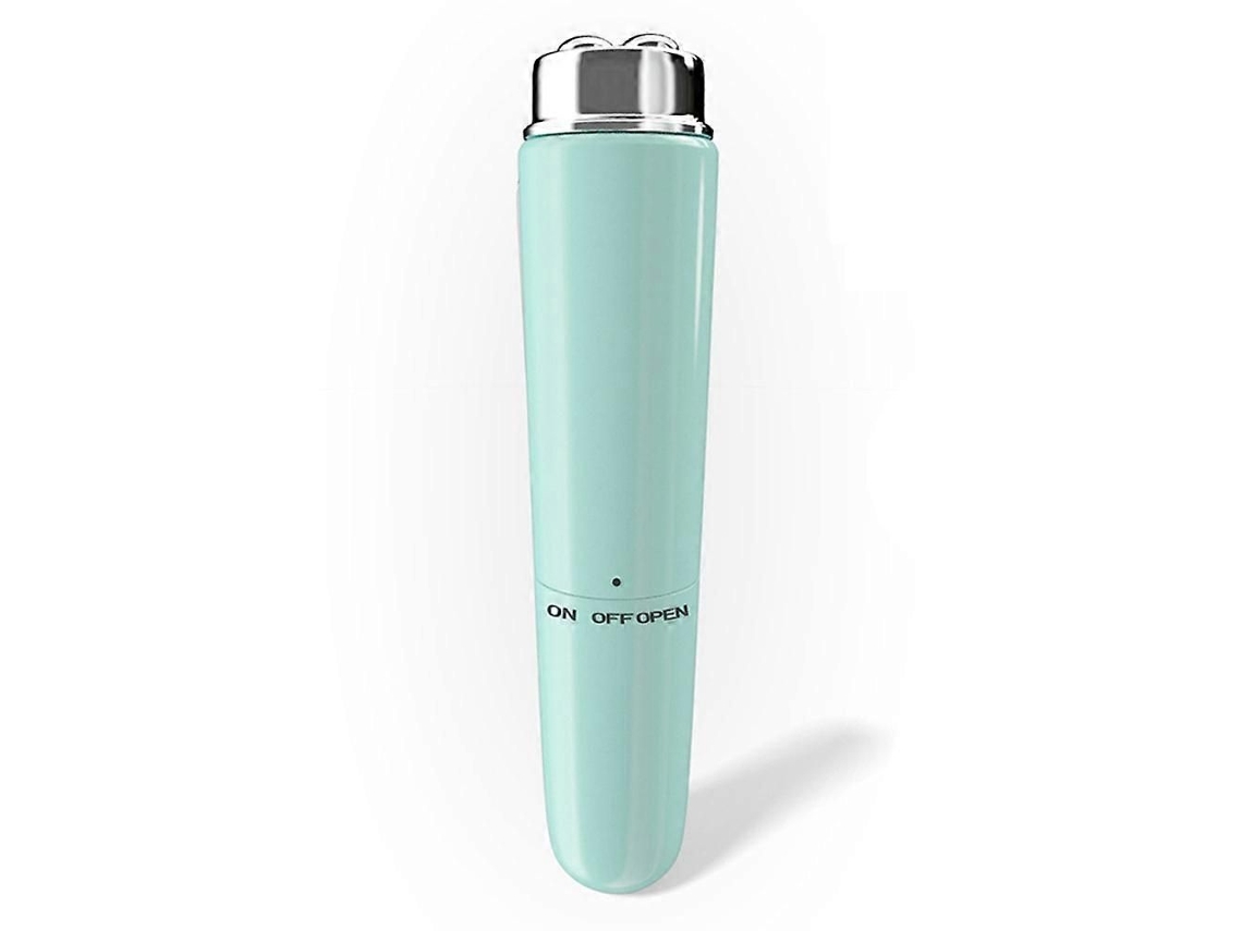 Mini Massageador Facial Elétrico 4 em 1 com Acupressão para Alívio da Dor GOKOCO (verde)
