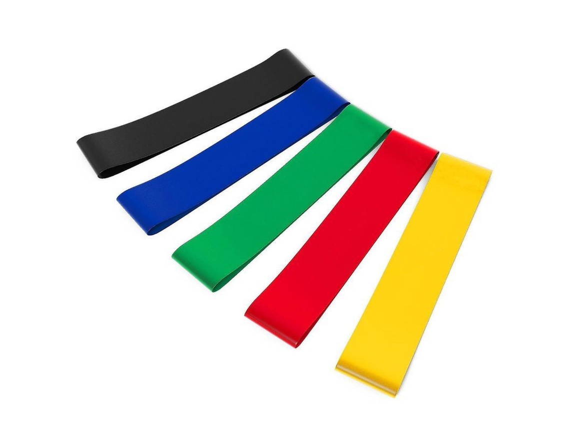 Conjunto de Bandas de Resistência, 5 Níveis, Treino, Pilates, Yoga POLCTRADINGSHOP