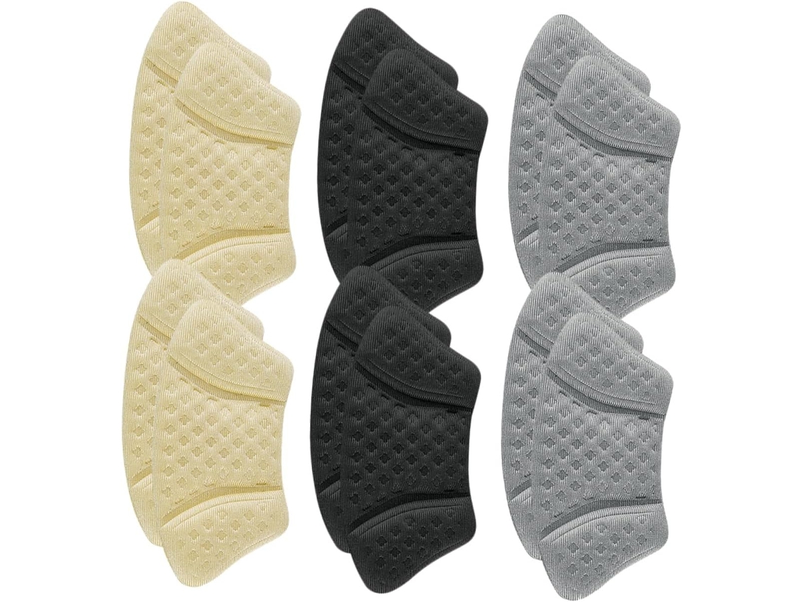 Protetores De Calcanhar Para Sapatos Femininos, 6 Pares De Esponja